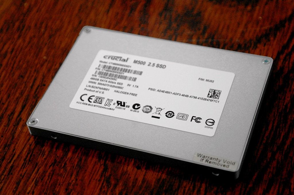 Crucial M500 480GB SSD