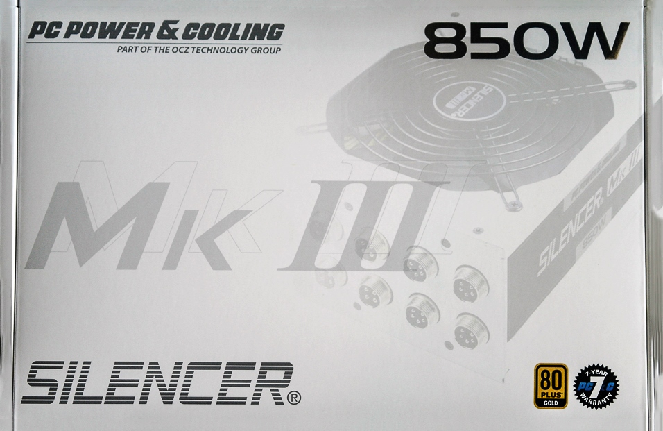 OCZ pc power & cooling silencer mk iii 3 PSU power supply 850w watts