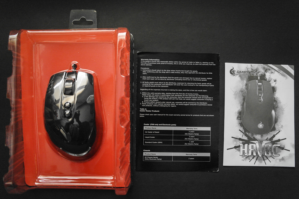 cooler master storm havoc gaming mouse accessories