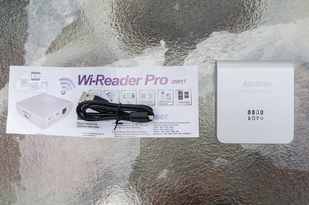 Apotop DW17 Wi-Reader Pro packaging contents