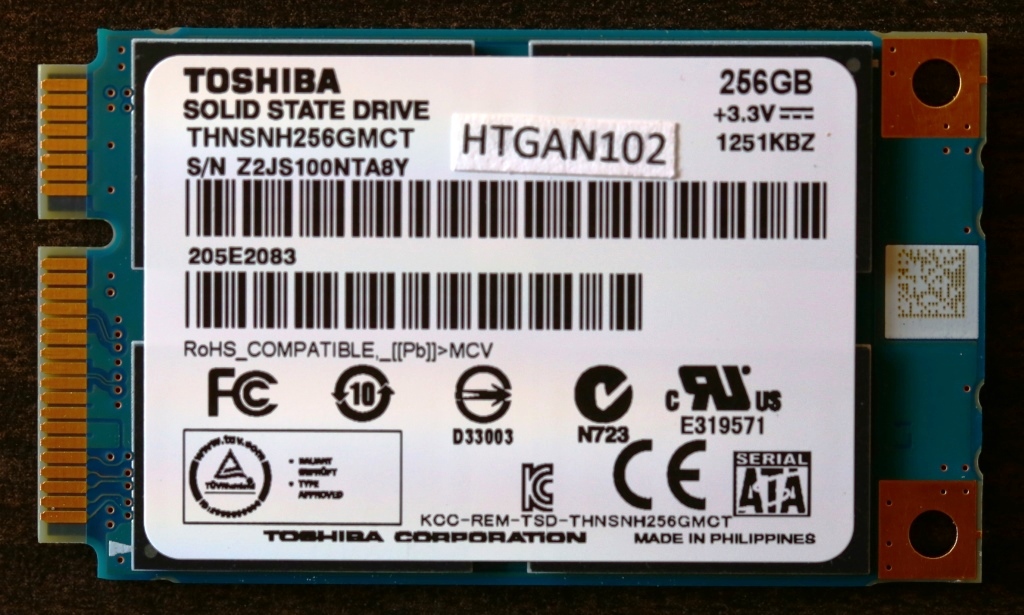 Toshiba mSATA Client SSD Review (256GB) - Top Tier Performance in