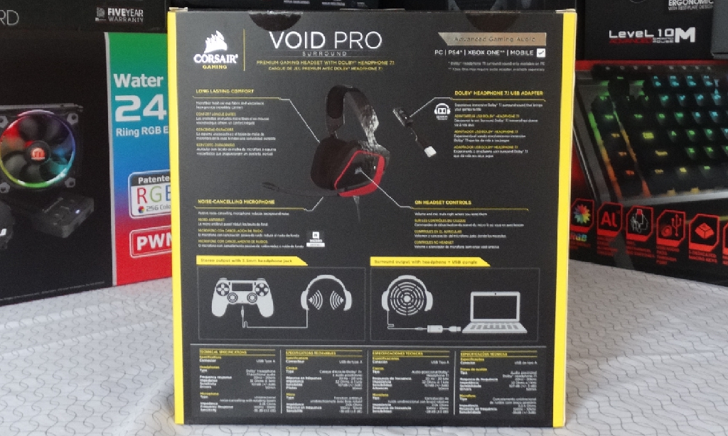 how to use corsair void pro on ps4